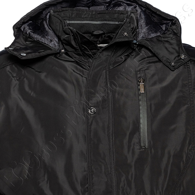 Зимняя куртка прямого кроя чёрного цвета Annex 1