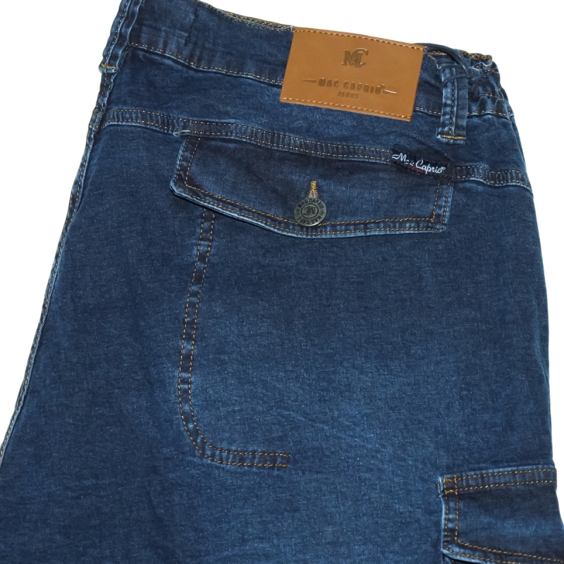 Джинсовые шорты синего цвета Mac Caprio 5