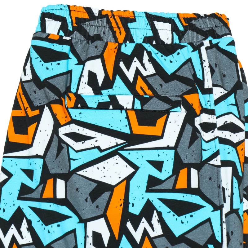 Трикотажные шорты (укороченные) яркой расцветки Big Team 3