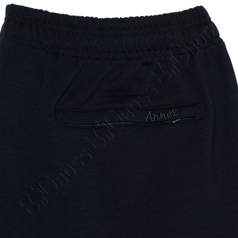 Трикотажные спортивные штаны тёмно синего цвета Annex 4
