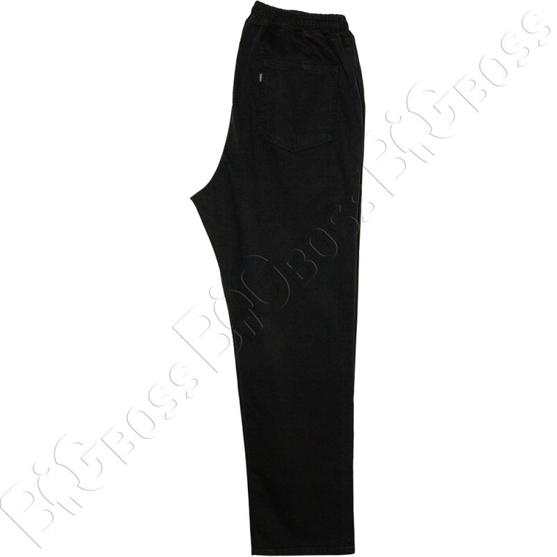 Осенние джинсы на резинке чёрного цвета Dekons 3