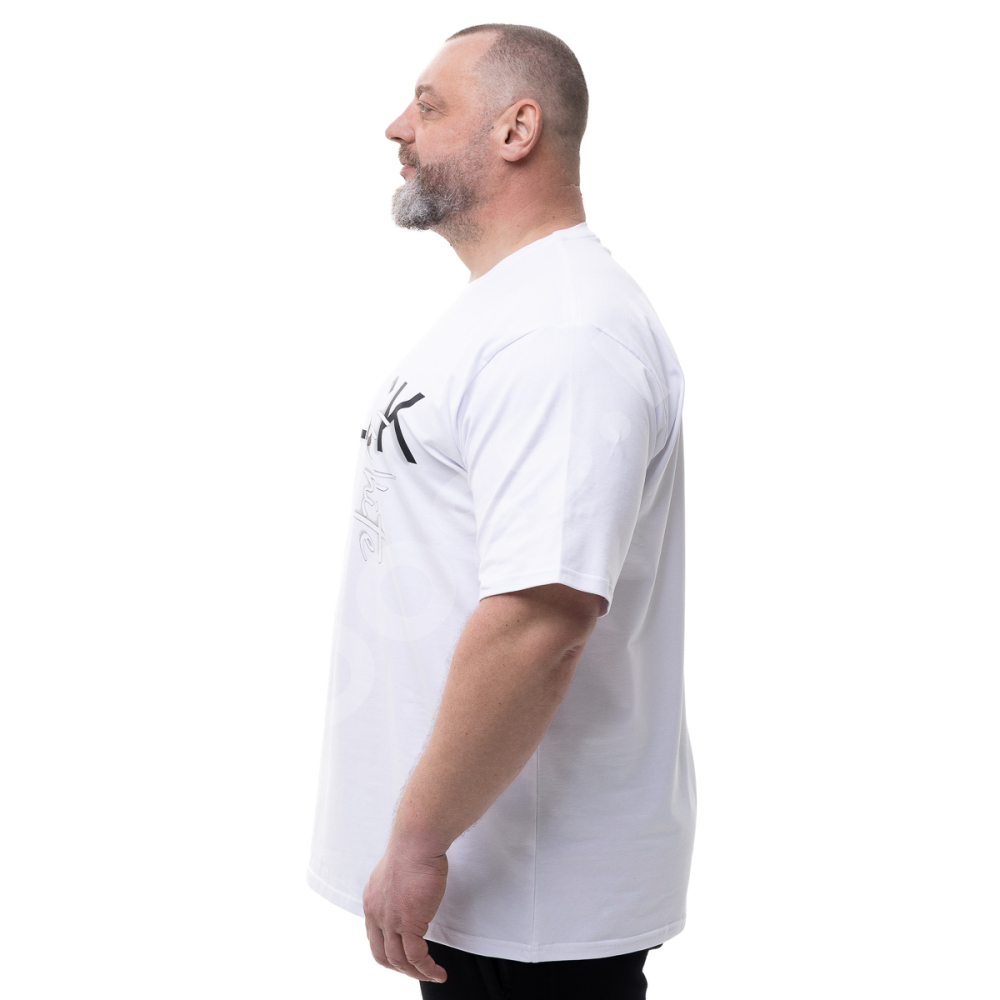 Футболка белого цвета с принтом BIG TEAM 2