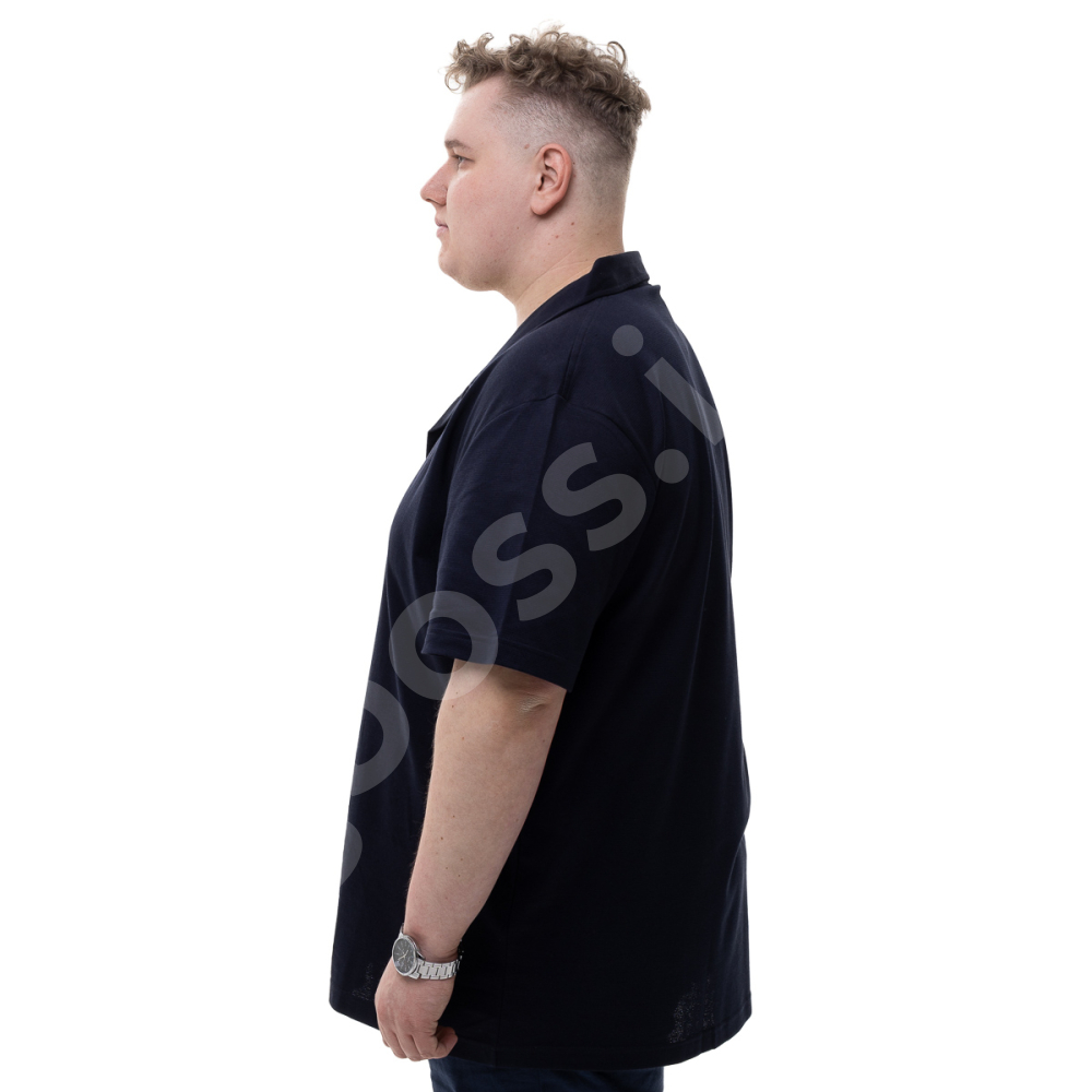 Трикотажна сорочка (тканина Мерсеріза) темно-синього кольору La Vita 2