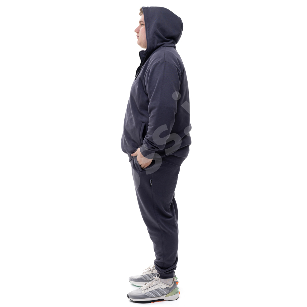 ОСІННИЙ СПОРТИВНИЙ КОСТЮМ (ШТАНИ НА МАНЖЕТАХ) СІРОГО КОЛЬОРУ BIG TEAM 2