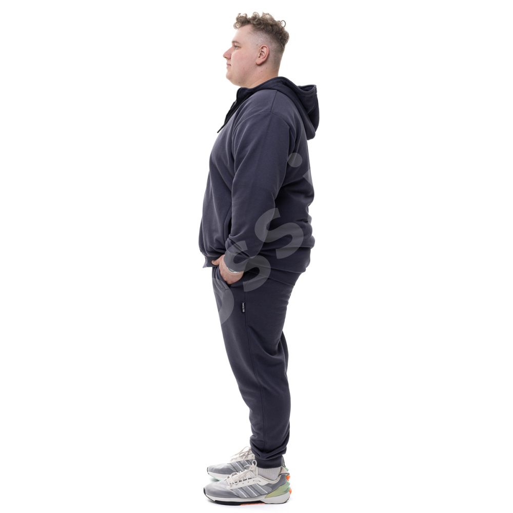 ОСІННІ СПОРТИВНІ ШТАНИ НА МАНЖЕТАХ СІРОГО КОЛЬОРУ BIG TEAM 4