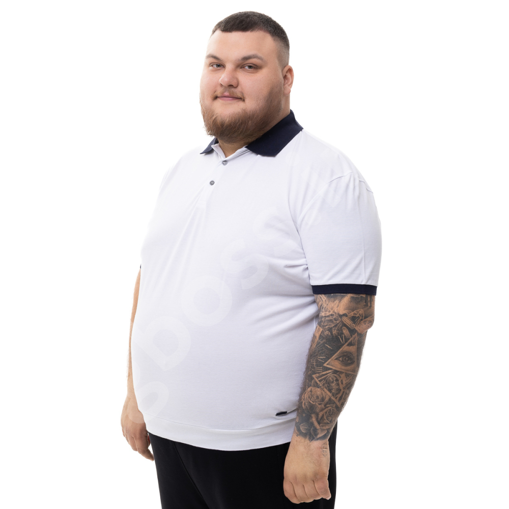 Поло на манжете белого цвета La Vita 0