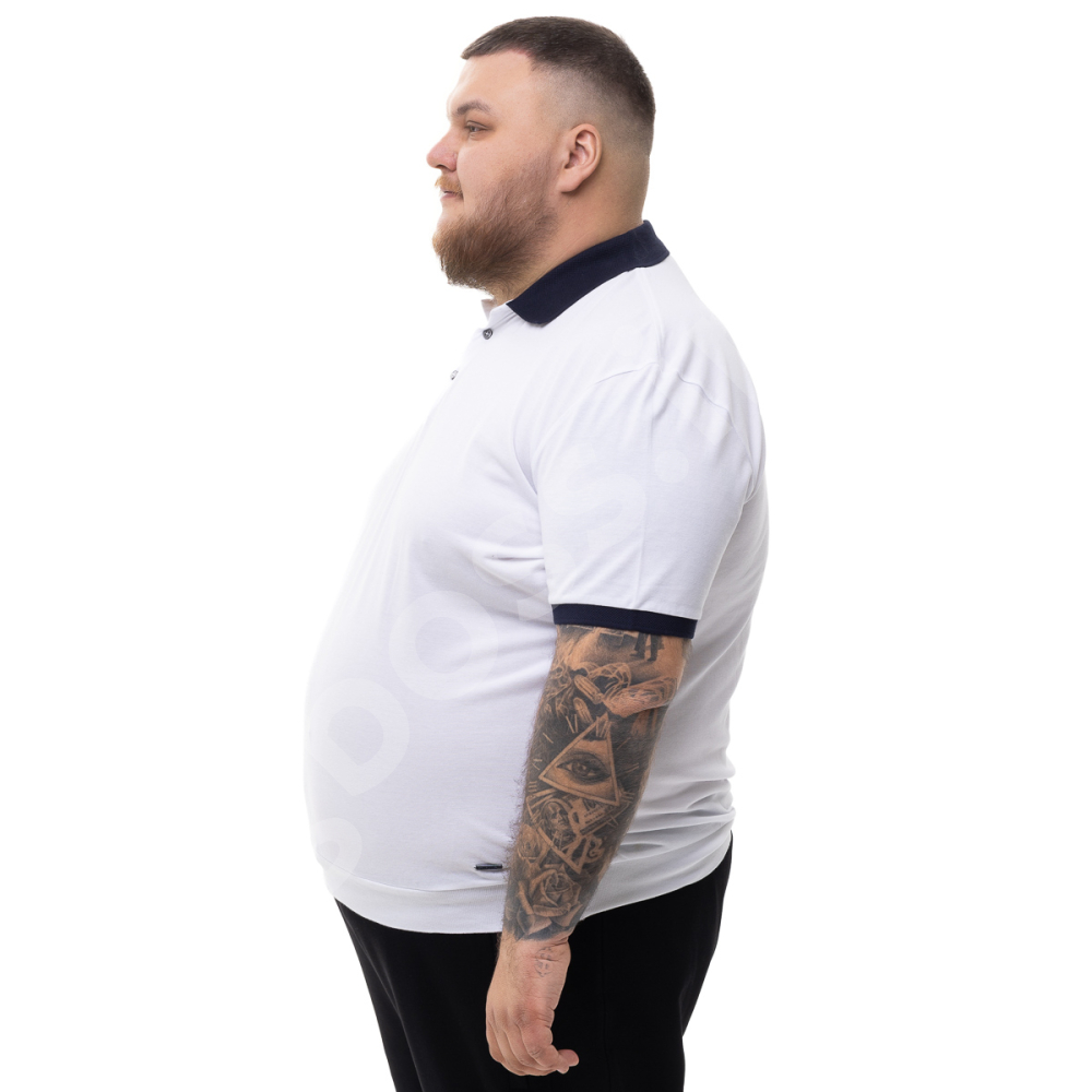 Поло на манжете белого цвета La Vita 2