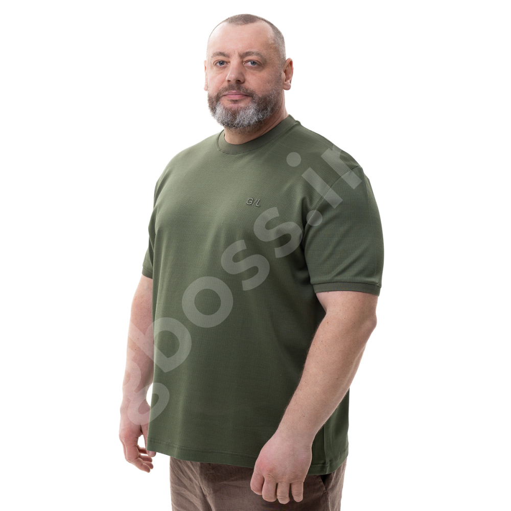 Футболка (ткань Мерсериза) цвета хаки La Vita 1