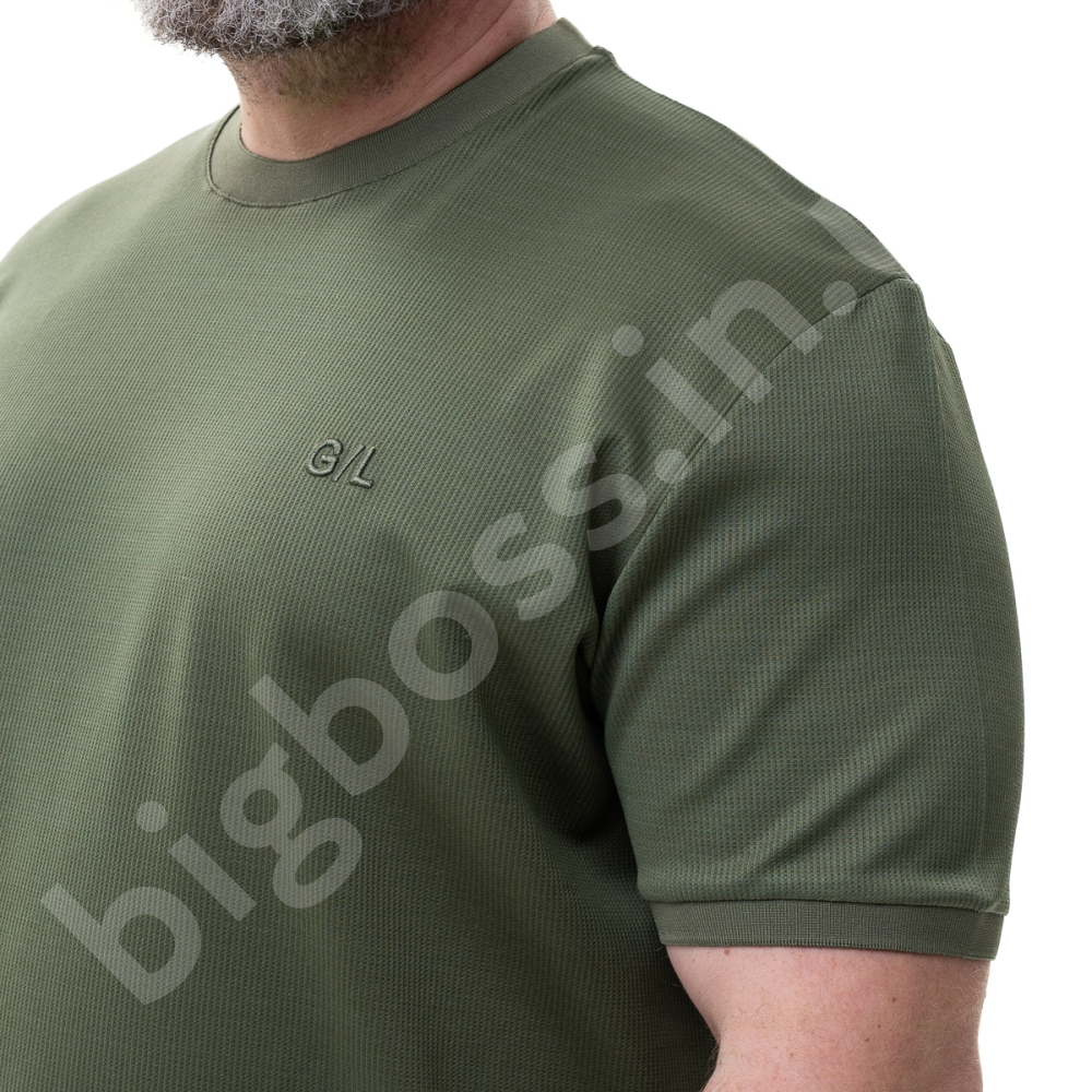 Футболка (ткань Мерсериза) цвета хаки La Vita 3