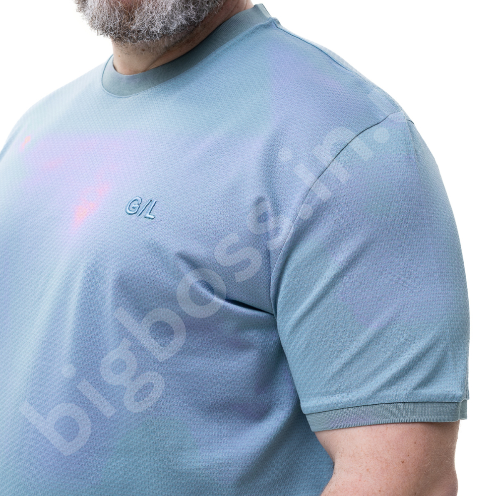 Футболка (ткань Мерсериза) голубого цвета La Vita 3