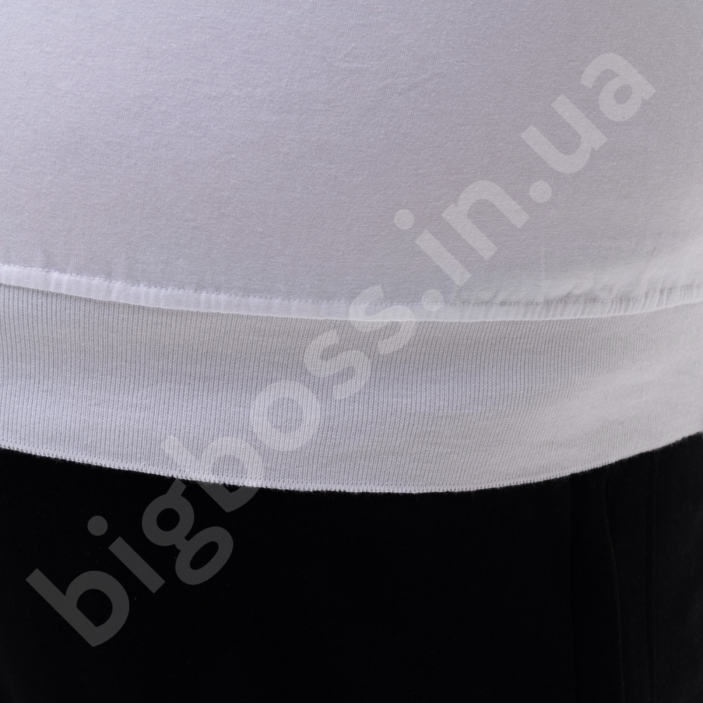 Футболка на манжете белого цвета La Vita 5