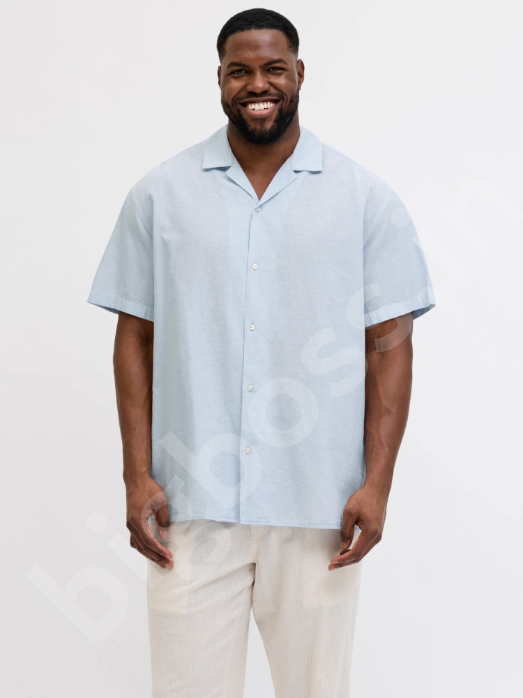 Рубашка льняная короткий рукав Jack & Jones 4
