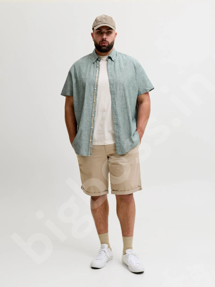 Сорочка лляна зеленого кольору Jack & Jones 2
