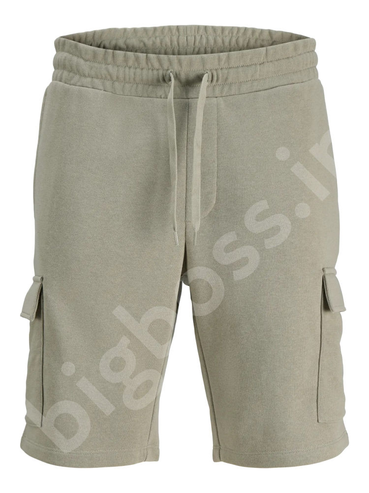 Трикотажні шорти карго кольору хакі Jack & Jones 0