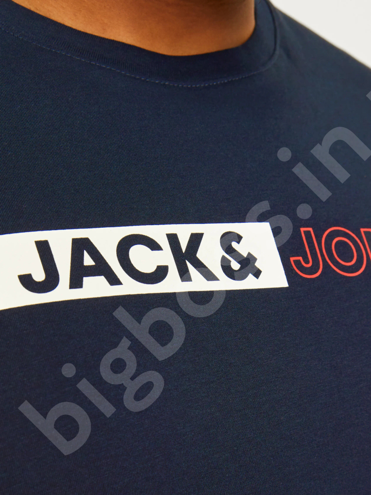 Футболка тёмно синего цвета Jack & Jones 3