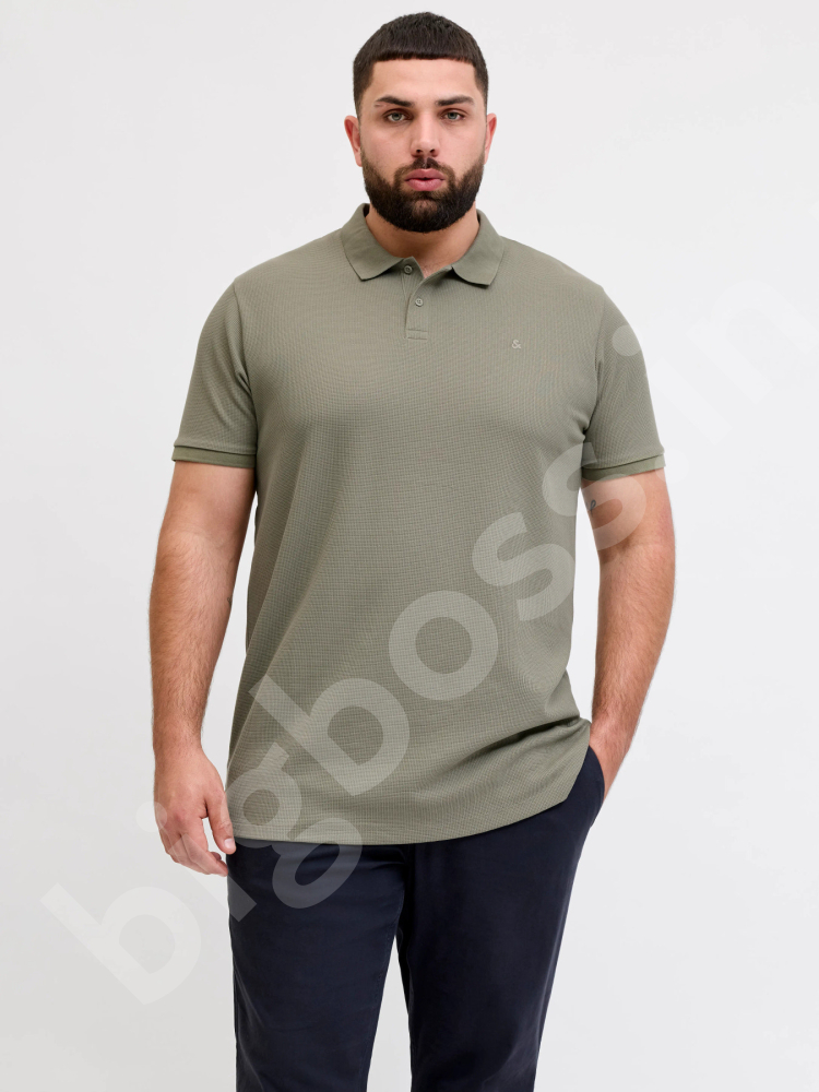 Футболка поло цвета олива Jack & Jones 0