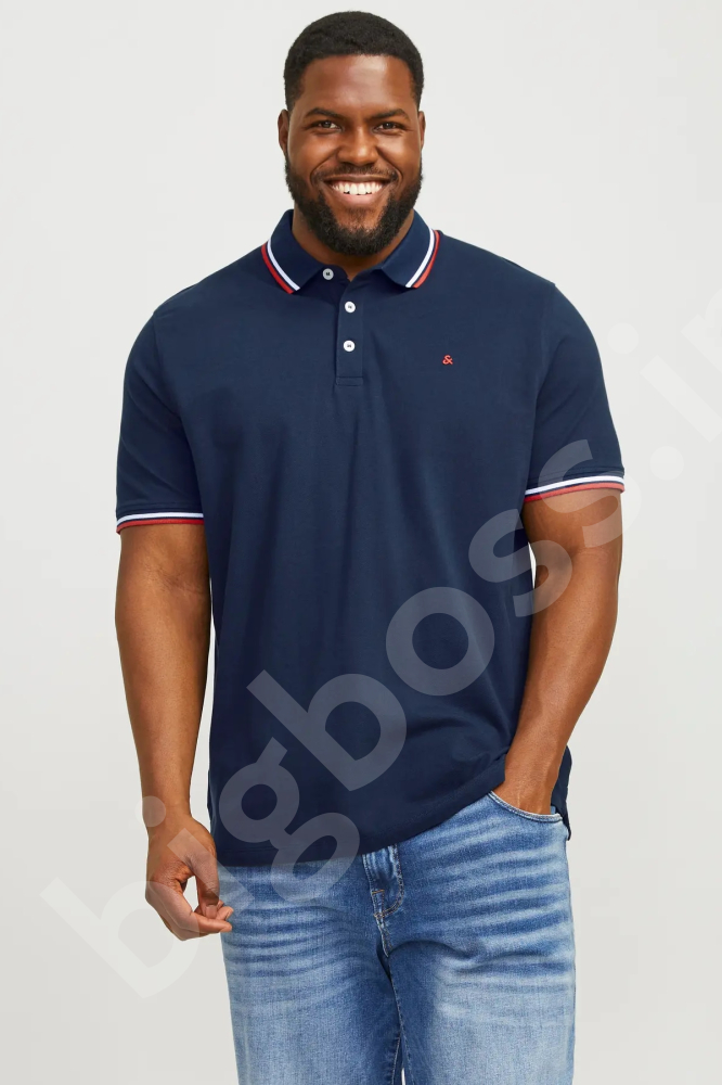 Футболка поло тёмно синего цвета Jack & Jones 2