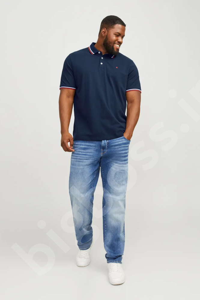 Футболка поло тёмно синего цвета Jack & Jones 3