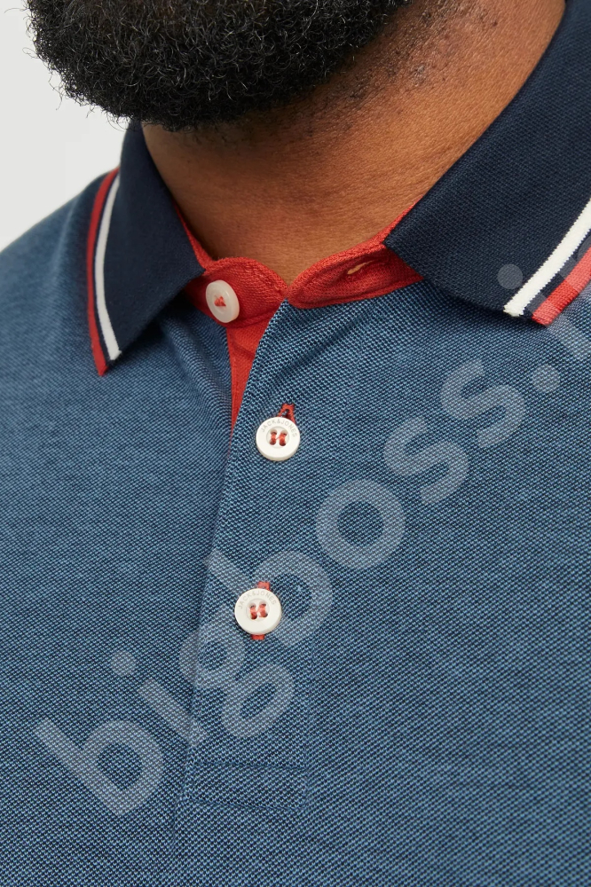 Футболка поло синего цвета Jack & Jones 4