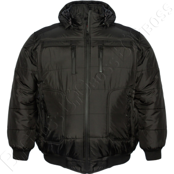 Зимняя куртка чёрного цвета Dekons