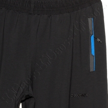 Трикотажные спортивные штаны на манжете чёрного цвета Dekons 2