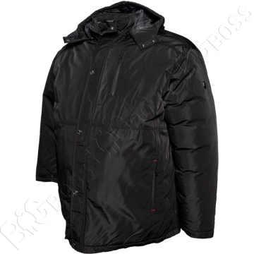 Зимняя куртка прямого кроя чёрного цвета Annex 2