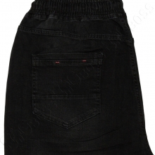 Осенние джинсы на резинке чёрного цвета Ramon Miele 4