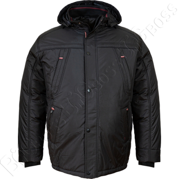 Куртка прямого кроя (еврозима) чёрного цвета Olser
