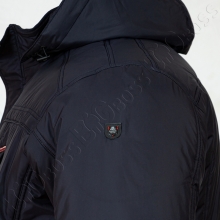 Куртка прямого кроя (еврозима) тёмно синего цвета Olser 2