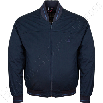 Бавовняна куртка темно синього кольору Dekons