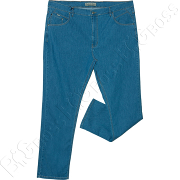 Летние тонкие джинсы голубого цвета Dekons
