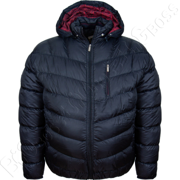 Зимняя куртка на манжете тёмно синего цвета Annex